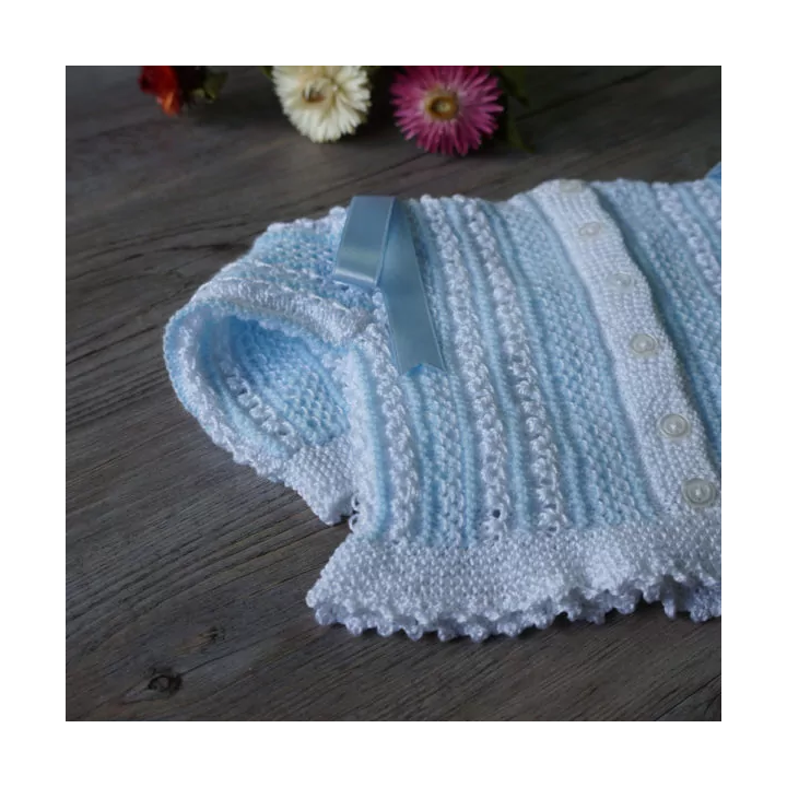 Chaqueta hecha a mano.